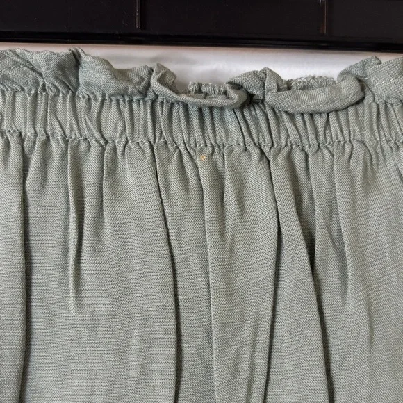 Japna Green Jumpsuit with Lace Trim Size Medium - Picture 4 of 13